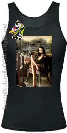 Mona Lisa Model Art - Top damski