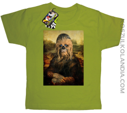 Mona Lisa Chewbacca CZUBAKA - Koszulka dziecięca kiwi