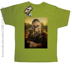 Mona Lisa Chewbacca CZUBAKA - Koszulka dziecięca kiwi