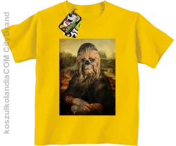 Mona Lisa Chewbacca CZUBAKA - Koszulka dziecięca żółta 