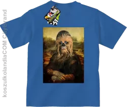 Mona Lisa Chewbacca CZUBAKA - Koszulka dziecięca niebieska 