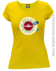 Bilans optymalny Kółko ze składami - koszulka damska żółta