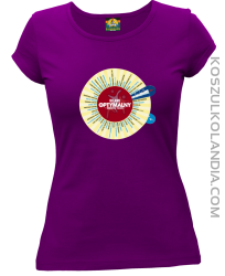 Bilans optymalny Kółko ze składami - koszulka damska fioletowa