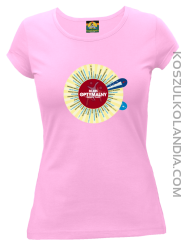 Bilans optymalny Kółko ze składami - koszulka damska różowa