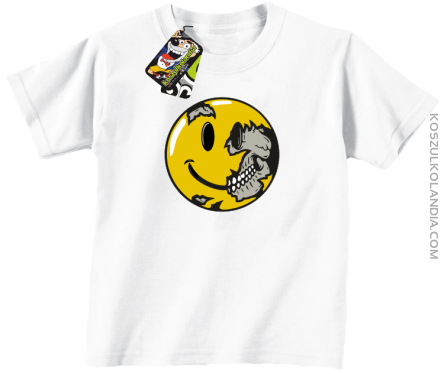 EMOTIKCOP - koszulka dziecięca biała 