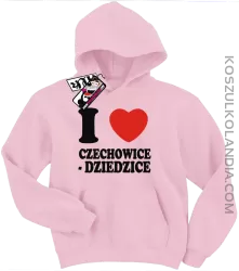 I love Czechowice-Dziedzice - bluza dziecięca - różowy