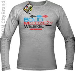 Bolid Młodzieży Wiejskiej - Longsleeve męski melanż 