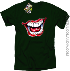 Halloween Jocker Smile Retro - koszulka męska butelkowa