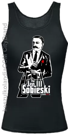 Jan III 3 Sobieski ala GodFather - Top damski czarny 