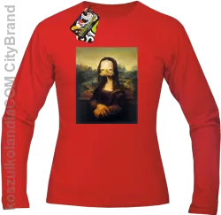 MonaLisa Mother Ducker - Longsleeve męski czerwony 