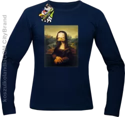 MonaLisa Mother Ducker - Longsleeve męski granat