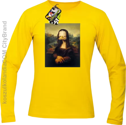 MonaLisa Mother Ducker - Longsleeve męski żółty 