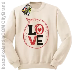 LOVE CLOUD - Bluza STANDARD - Beżowy