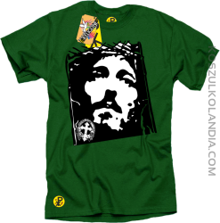 Jezus Chrystus Umarł na krzyżu za grzechy nasze - Koszulka męska zielona 