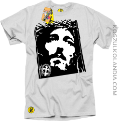 Jezus Chrystus Umarł na krzyżu za grzechy nasze - Koszulka męska biała 