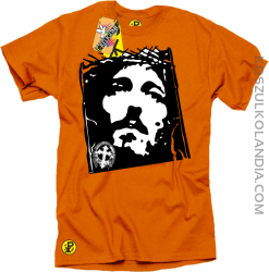 Jezus Chrystus Umarł na krzyżu za grzechy nasze - Koszulka męska pomarańczowa 