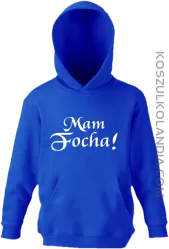 Mam Focha - Bluza dziecięca z kapturem niebieska 