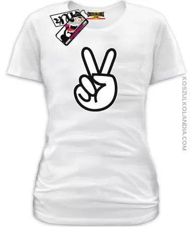 Victory Peace Znak Pokoju - koszulka damska