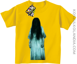 Halloweenowa zjawa zmora - koszulka dziecięca żółta