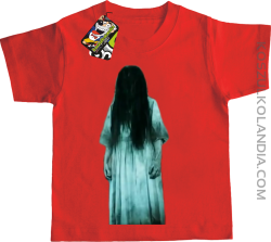 Halloweenowa zjawa zmora - koszulka dziecięca czerwona
