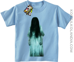 Halloweenowa zjawa zmora - koszulka dziecięca błękitna