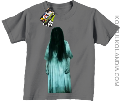 Halloweenowa zjawa zmora - koszulka dziecięca szara