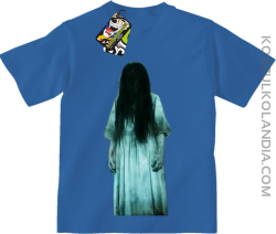 Halloweenowa zjawa zmora - koszulka dziecięca niebieska