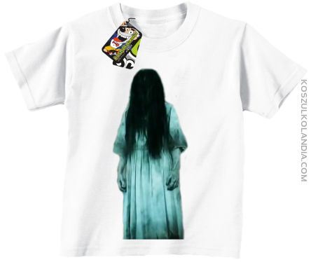 Halloweenowa zjawa zmora - koszulka dziecięca biała