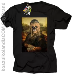 Mona Lisa Chewbacca CZUBAKA - Koszulka męska czarna 