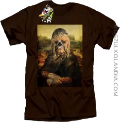 Mona Lisa Chewbacca CZUBAKA - Koszulka męska brąz 