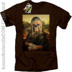 Mona Lisa Chewbacca CZUBAKA - Koszulka męska brąz 