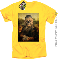 Mona Lisa Chewbacca CZUBAKA - Koszulka męska żółty 