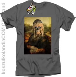 Mona Lisa Chewbacca CZUBAKA - Koszulka męska szara 