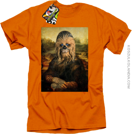 Mona Lisa Chewbacca CZUBAKA - Koszulka męska 