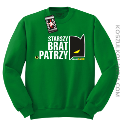 STARSZY BRAT PATRZY - Bluza standard bez kaptura zielona 