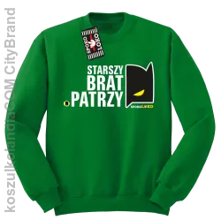 STARSZY BRAT PATRZY - Bluza standard bez kaptura zielona 