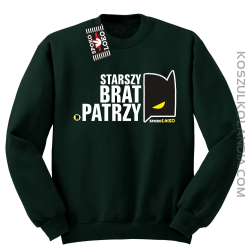 STARSZY BRAT PATRZY - Bluza standard bez kaptura butelkowa 