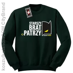 STARSZY BRAT PATRZY - Bluza standard bez kaptura butelkowa 