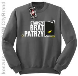 STARSZY BRAT PATRZY - Bluza standard bez kaptura szara 