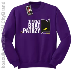 STARSZY BRAT PATRZY - Bluza standard bez kaptura fiolet 