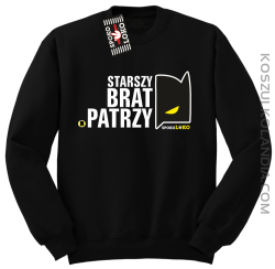 STARSZY BRAT PATRZY - Bluza standard bez kaptura czarny 