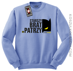 STARSZY BRAT PATRZY - Bluza standard bez kaptura błękit 