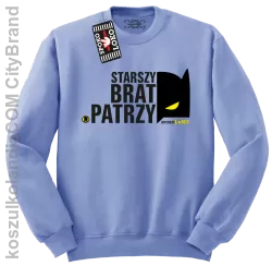 STARSZY BRAT PATRZY - Bluza standard bez kaptura błękit 