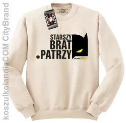 STARSZY BRAT PATRZY - Bluza standard bez kaptura beżowa 