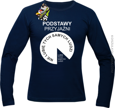 Podstawy przyjaźni - Longsleeve męski