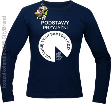 Podstawy przyjaźni - Longsleeve męski