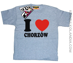 I love Chorzów - koszulka dla dziecka - melanż