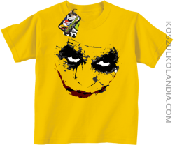 Halloween Super Smile - koszulka dziecięca żółta