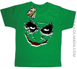 Halloween Super Smile - koszulka dziecięca zielona