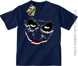 Halloween Super Smile - koszulka dziecięca granatowa